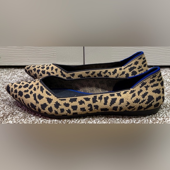 Rothy’s The Point Flat Shoe - Women Size 8.5 - Leopard - Picture 3 of 7